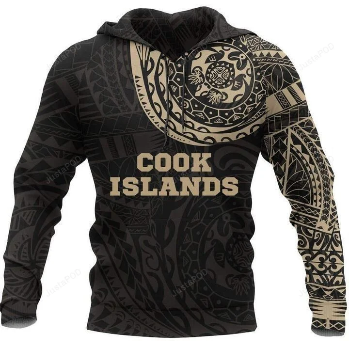 Cook Islands Polynesian 3D All Over Printed Hoodie, Zip- Up Hoodie HZ0501