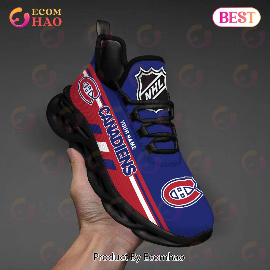 Montreal Canadiens Perfect Gift for fans Max Soul Chunky Sneakers, Shoes  Unisex sneakers MS0601