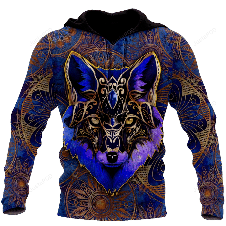 The Alpha Wolf 3D All Over Printed Hoodie, Zip- Up Hoodie HZ0501