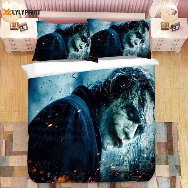 The Dark Knight Joker 5 Duvet Quilt Bedding Set , Soft Quilt, King Size, All Season Cozy Quilt QB0901