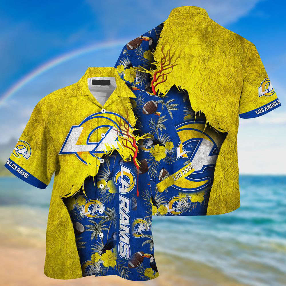 Los Angeles Rams NFL-God Hawaii Shirt New Gift For Summer HW0601