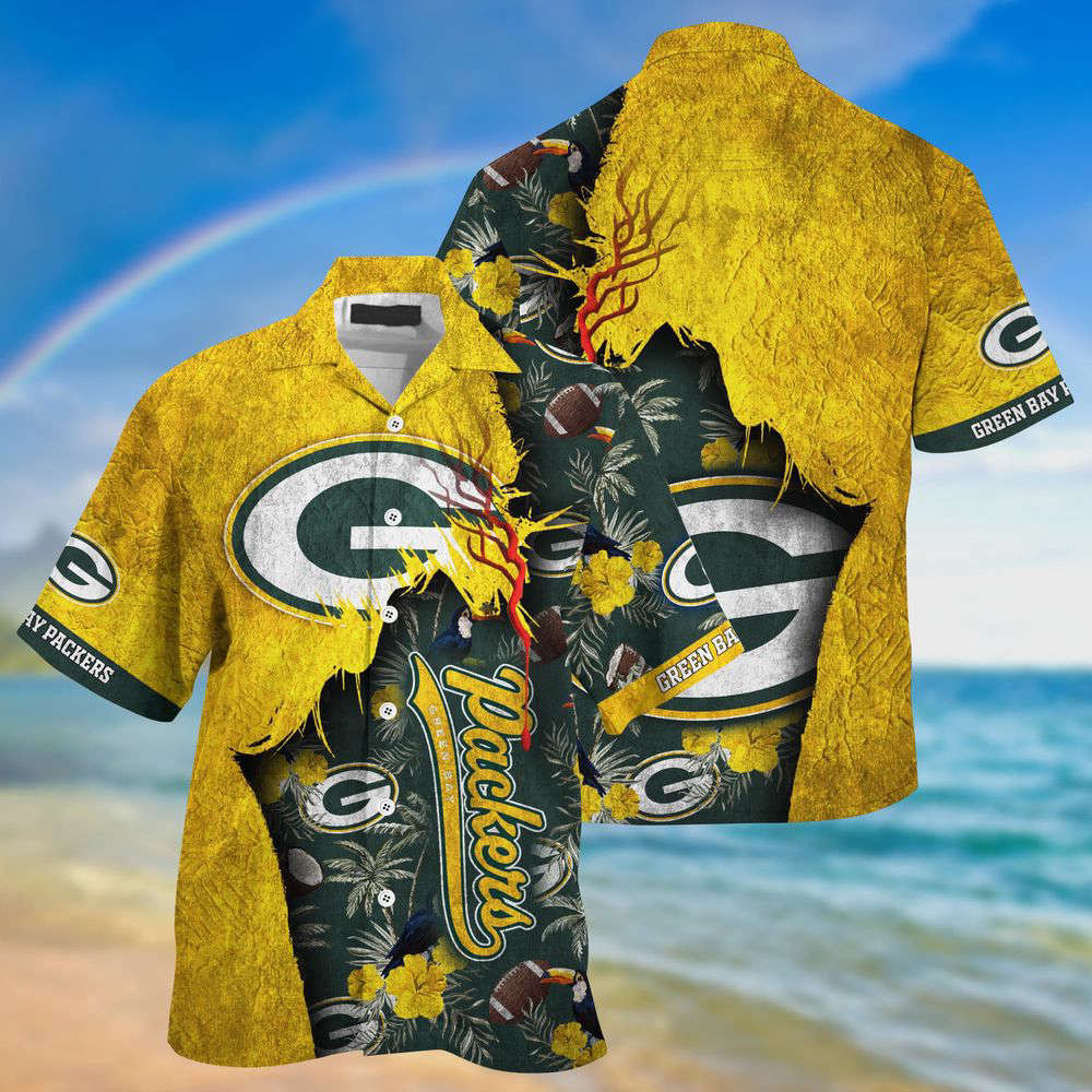 Green Bay Packers NFL-God Hawaii Shirt New Gift For Summer HW0601