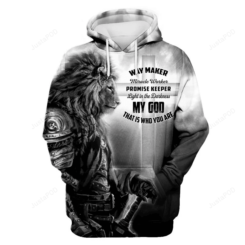Way Maker 3D All Over Printed Hoodie, Zip- Up Hoodie HZ0501
