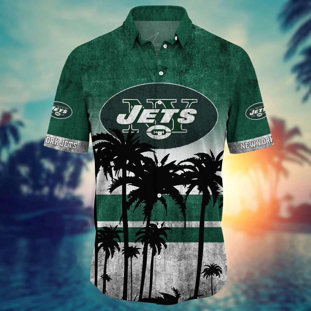 New York Jets NFL-Hawaii Shirt Short Style Hot Trending Summer For Men And Women HW0601