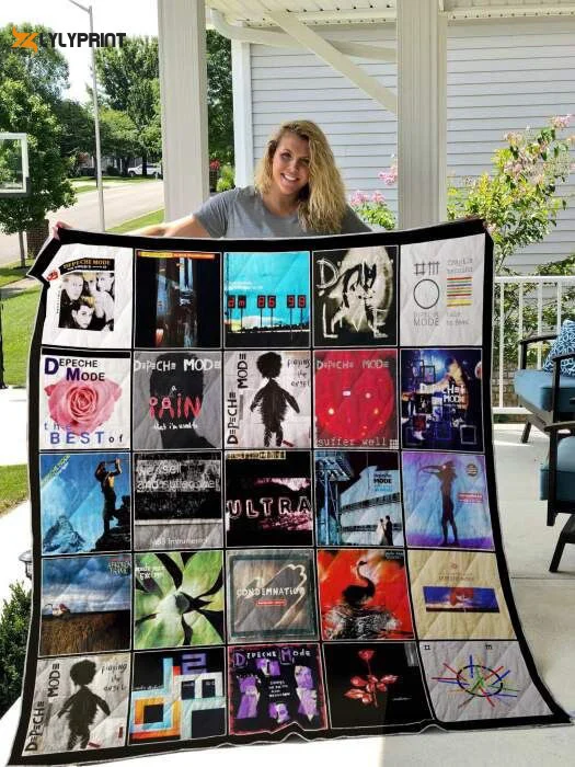 Depeche Mode Quilt Blanket For Fans Home Decor Gift , Soft Quilt, King Size, All Season Cozy Quilt QB0901