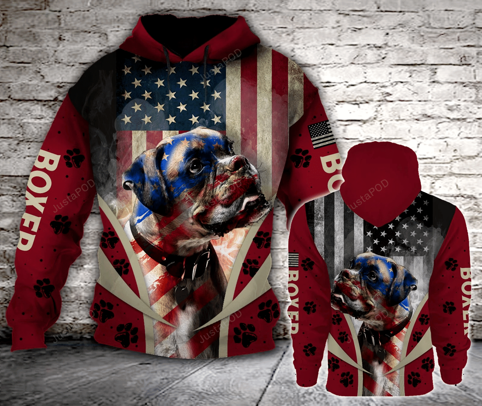 Boxer 3D All Over Print Hoodie, Zip-up Hoodie HZ0501