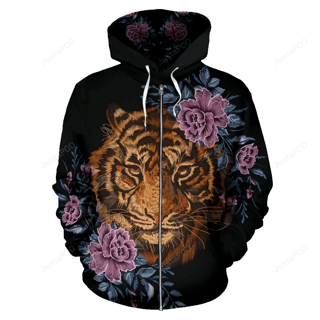 King Tiger 3D All Over Print Hoodie, Zip-up Hoodie HZ0501