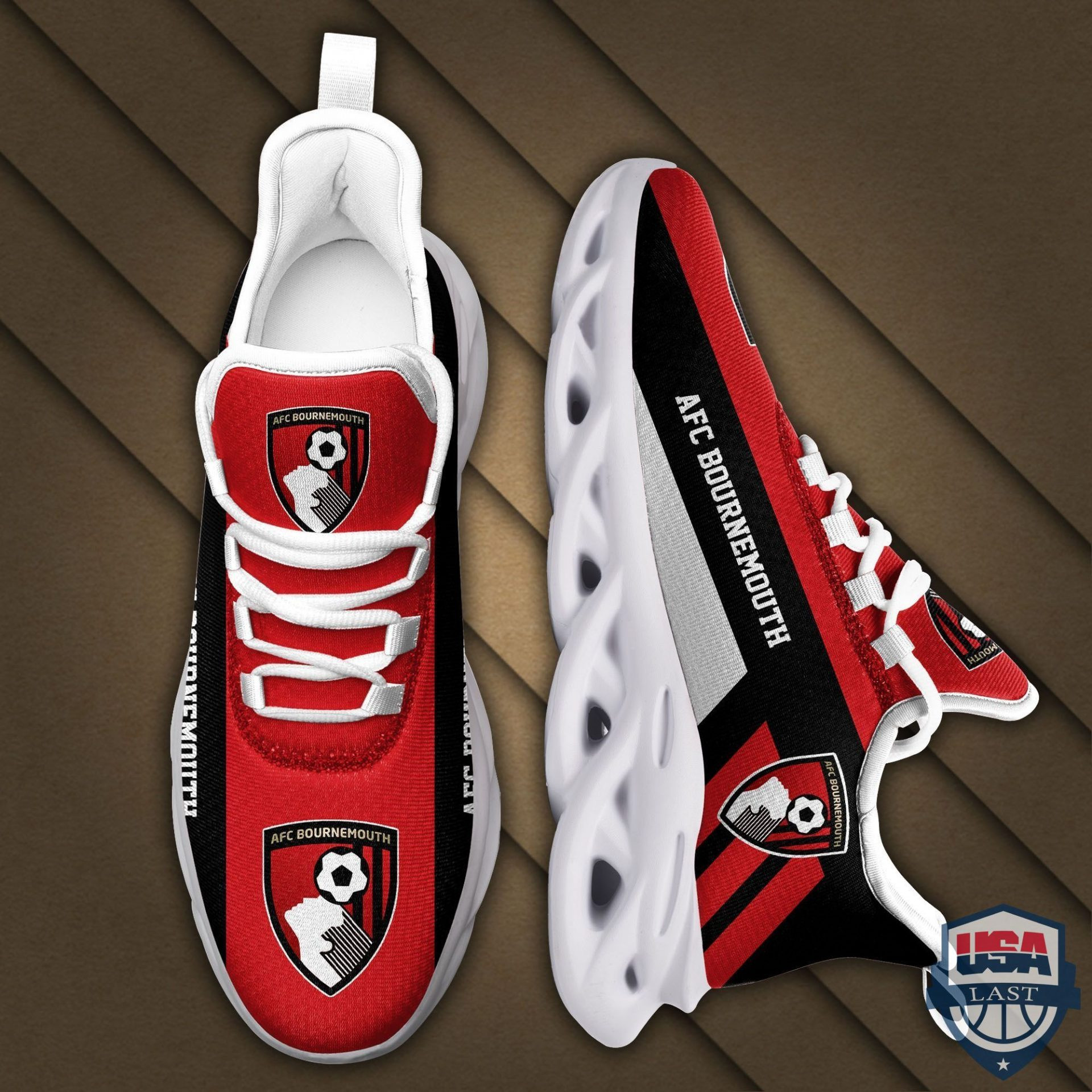 AFC Bournemouth Red Black Max Soul Shoes Women Men MS0601
