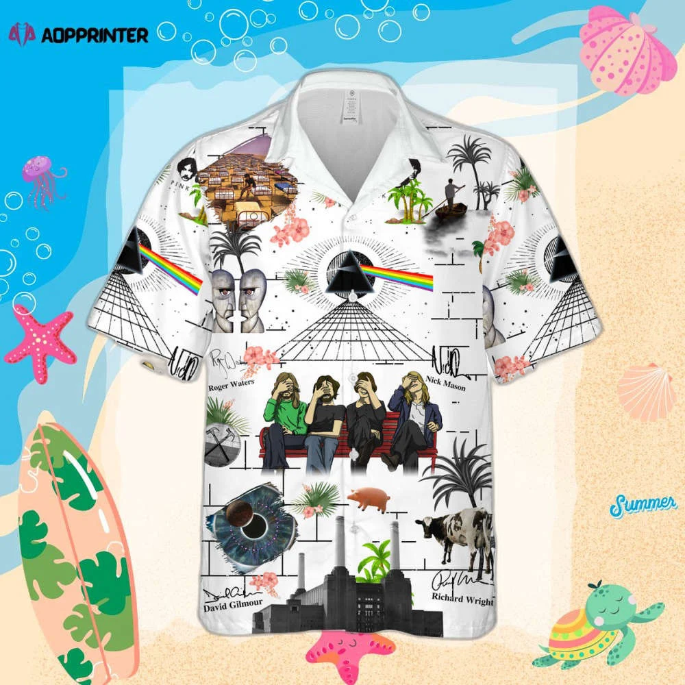 Pink Floyd Merch Music All Over Print Cuban Shirt Premium Hawaiian Shirt HW0601