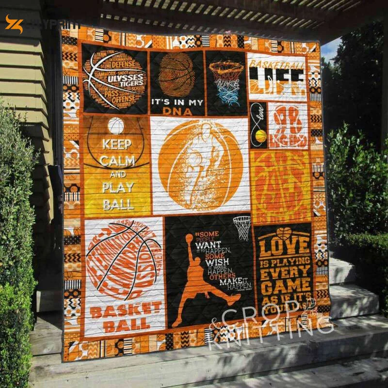 Basketball 3D Customized Quilt Blanket , Soft Quilt, King Size, All Season Cozy Quilt QB0901