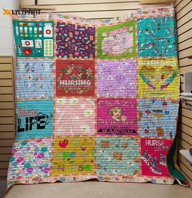 A Special Nurse Customized 3D Customized Quilt , Soft Quilt, King Size, All Season Cozy Quilt QB0901