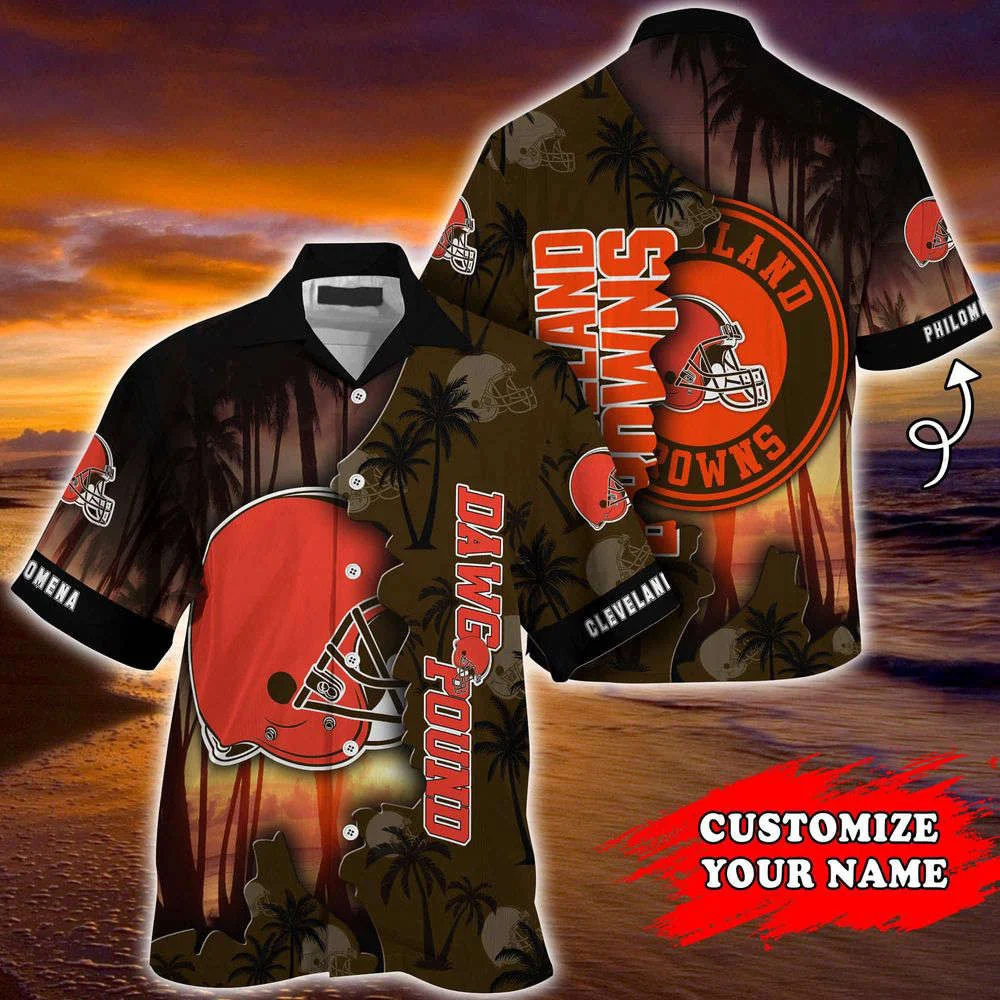 Cleveland Browns NFL-Customized Summer Hawaii Shirt For Sports Enthusiasts HW0601