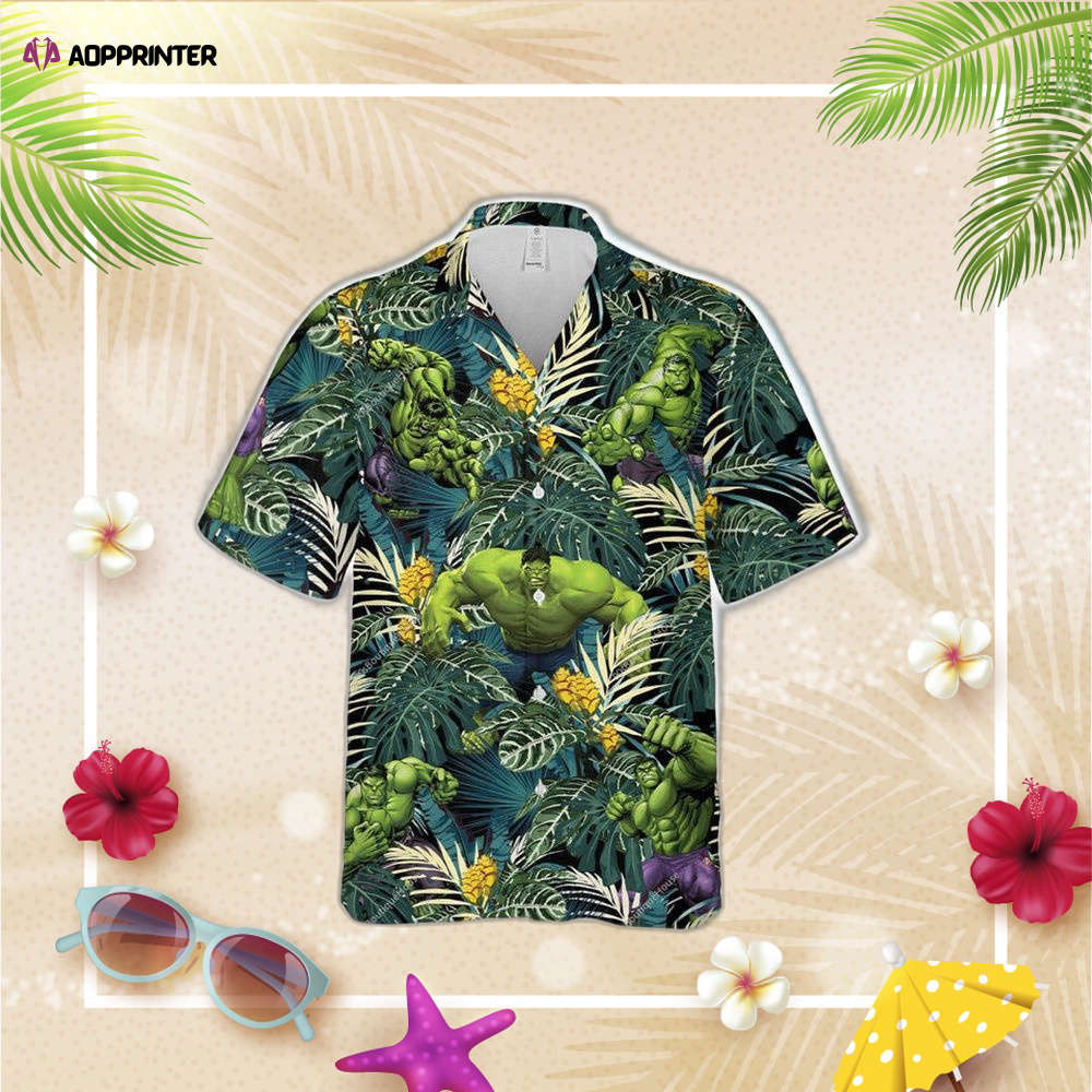 Hulk Hawaiian Shirt, Marvel Avengers Summer Trip Family Hawaiian Shirt For Men Women HW0601