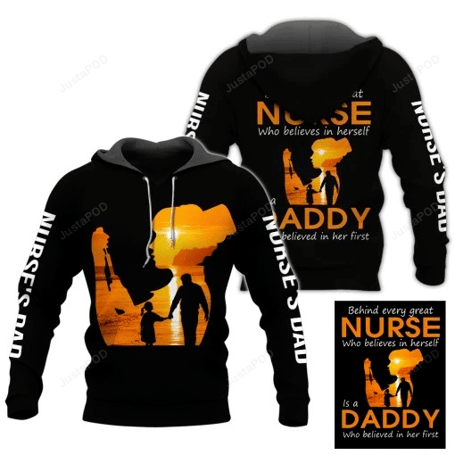 Nurse Daddy 3D All Over Printed Hoodie, Zip- Up Hoodie HZ0501