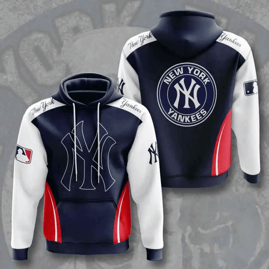New York Yankees All Over Print Hoodie – USA Sports 3D AOP Shirt HZ0501