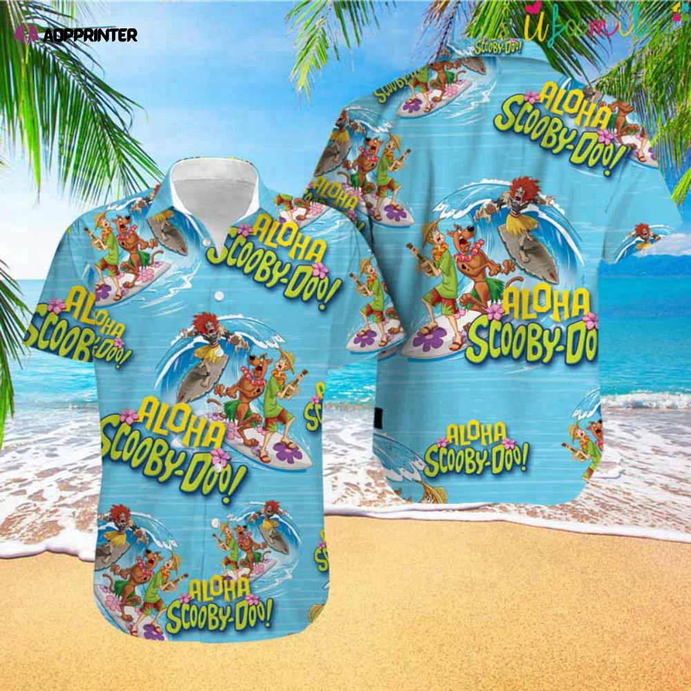 Scooby Doo Aloha Hawaiian Shirt: Fun & Stylish Beachwear for a Cool Look – Shop Now! HW0601