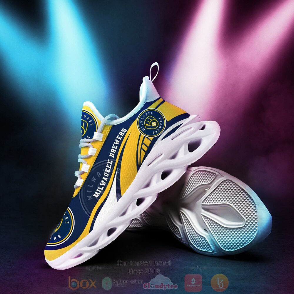 Custom MLB Milwaukee Brewers Max Soul Shoes V1 Men Women MS0601