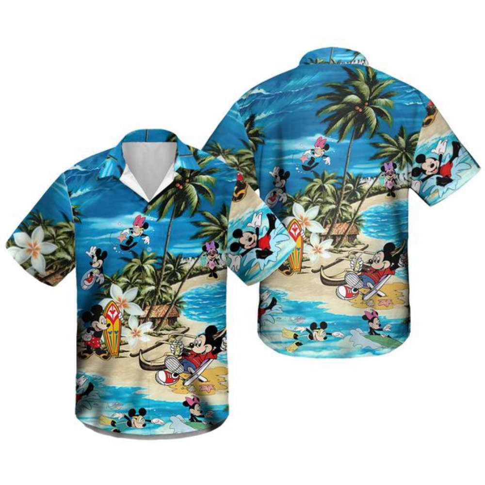 Tropical Mickey Hawaiian Shirt HW0601