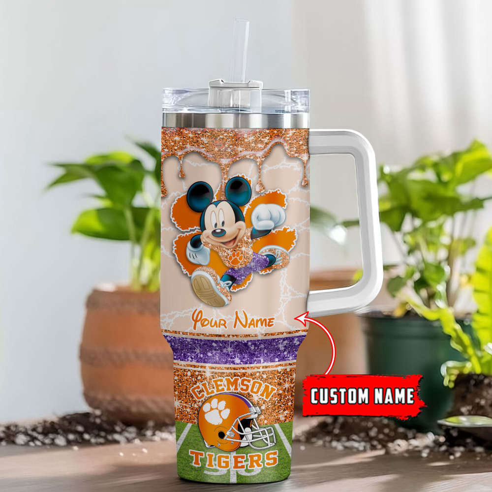 Clemson Tigers Style Personalized Stanley Tumbler 40oz 0501TB40
