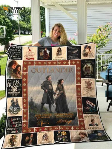 Outlander Quilt Blanket For Fans Home Decor Gift ,  Soft Quilt, King Size, All Season Cozy Quilt QB0901
