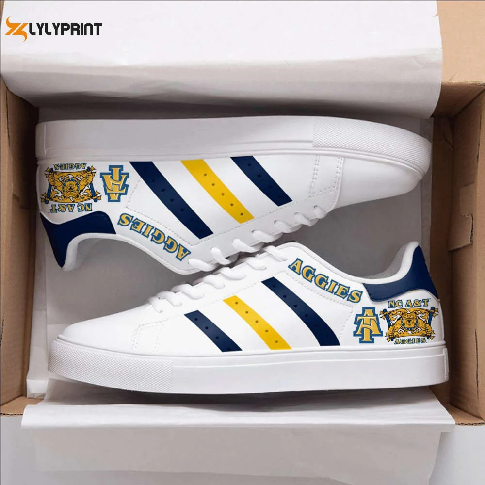 North Carolina A&T Aggies 1 Skate Shoes For Men And Women Fans Gift  ST0801