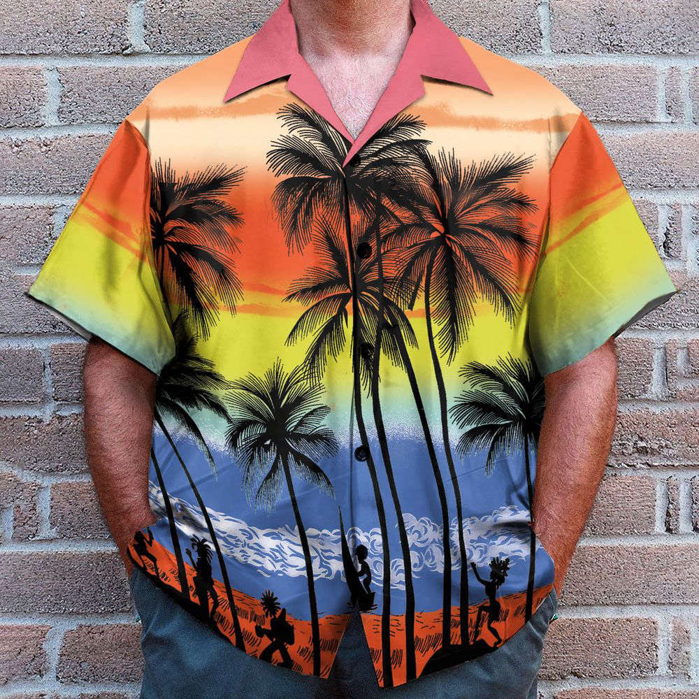 Beach Colorful Hawaiian Shirt, Gift For Men Women HW0601
