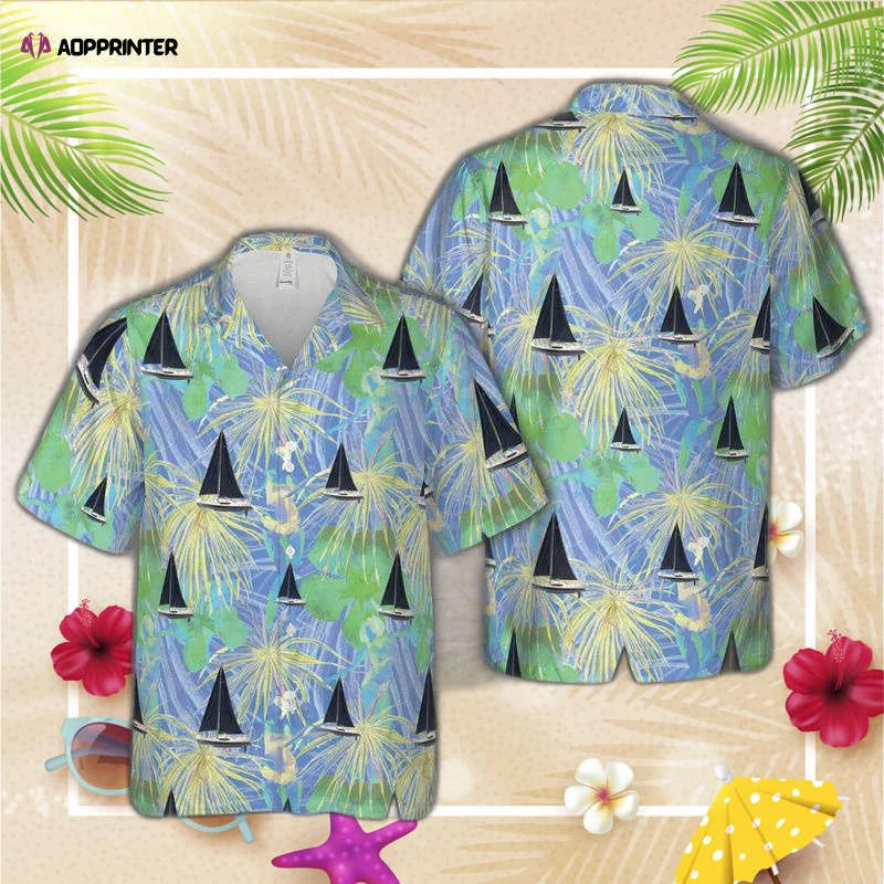Storm 2 Sailing Yacht Hawaiian Shirt, Gift For Men Women HW0601