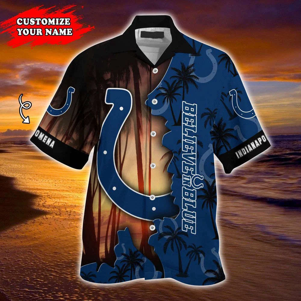Indianapolis Colts NFL-Customized Summer Hawaii Shirt For Sports Enthusiasts HW0601
