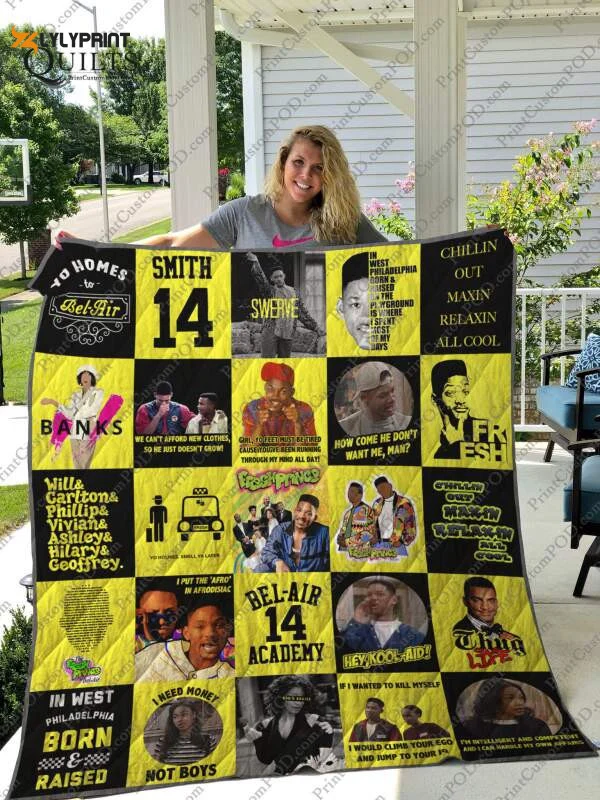 The Fresh Prince Of Belair 3D Customized Quilt Blanket Gift For Home Decor ,  Soft Quilt, King Size, All Season Cozy Quilt QB0901