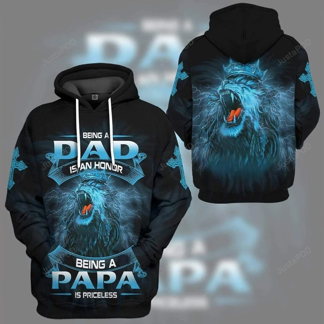 Being A Lion Dad Is An Honor 3D All Print Hoodie, Zip- Up Hoodie HZ0501