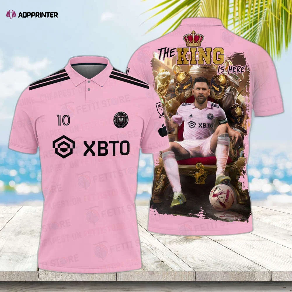 Exclusive Lionel Messi King Inter Miami Polo Shirt: For Die-Hard Fans HW0601