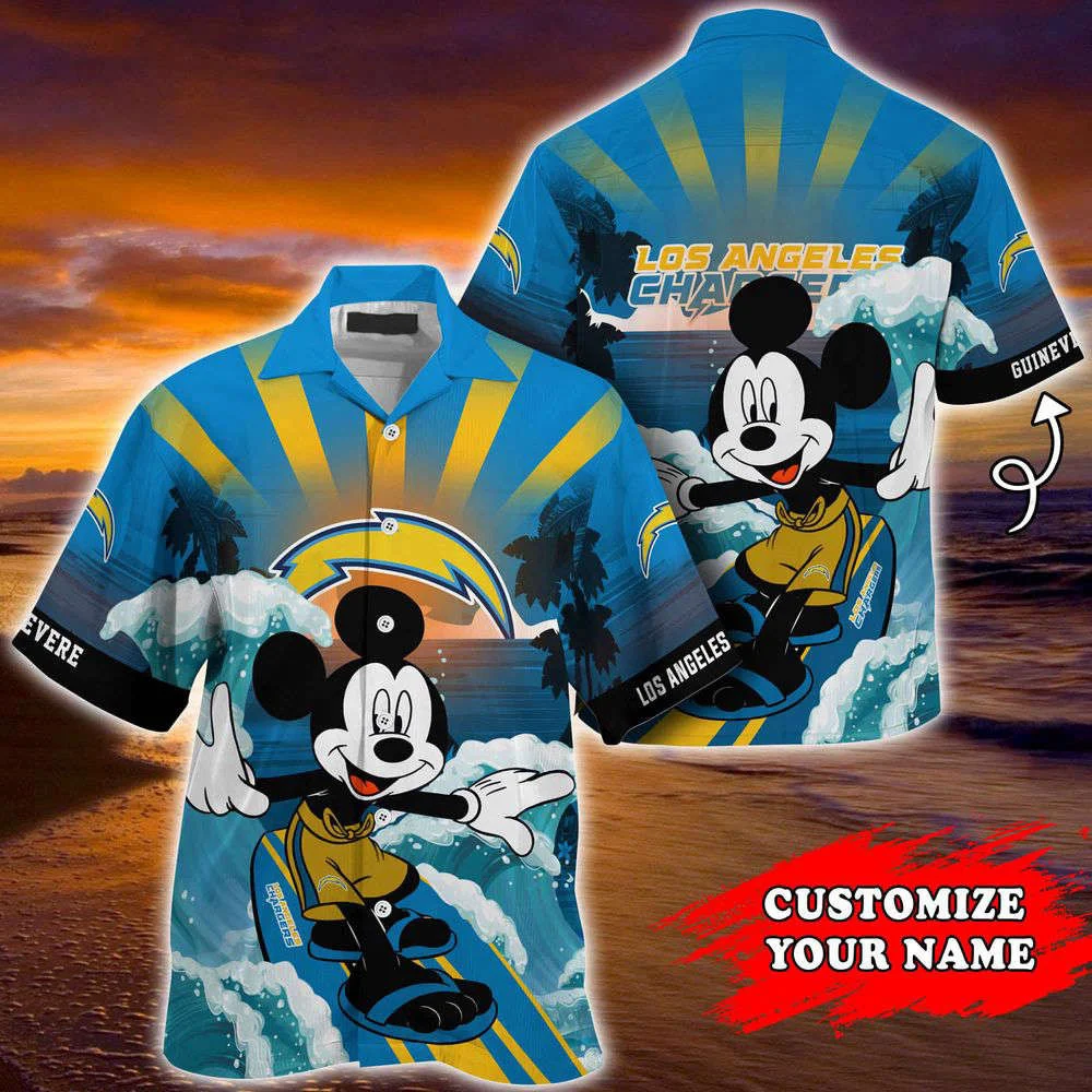 Los Angeles Chargers NFL-Summer Customized Hawaii Shirt For Sports Fans HW0601
