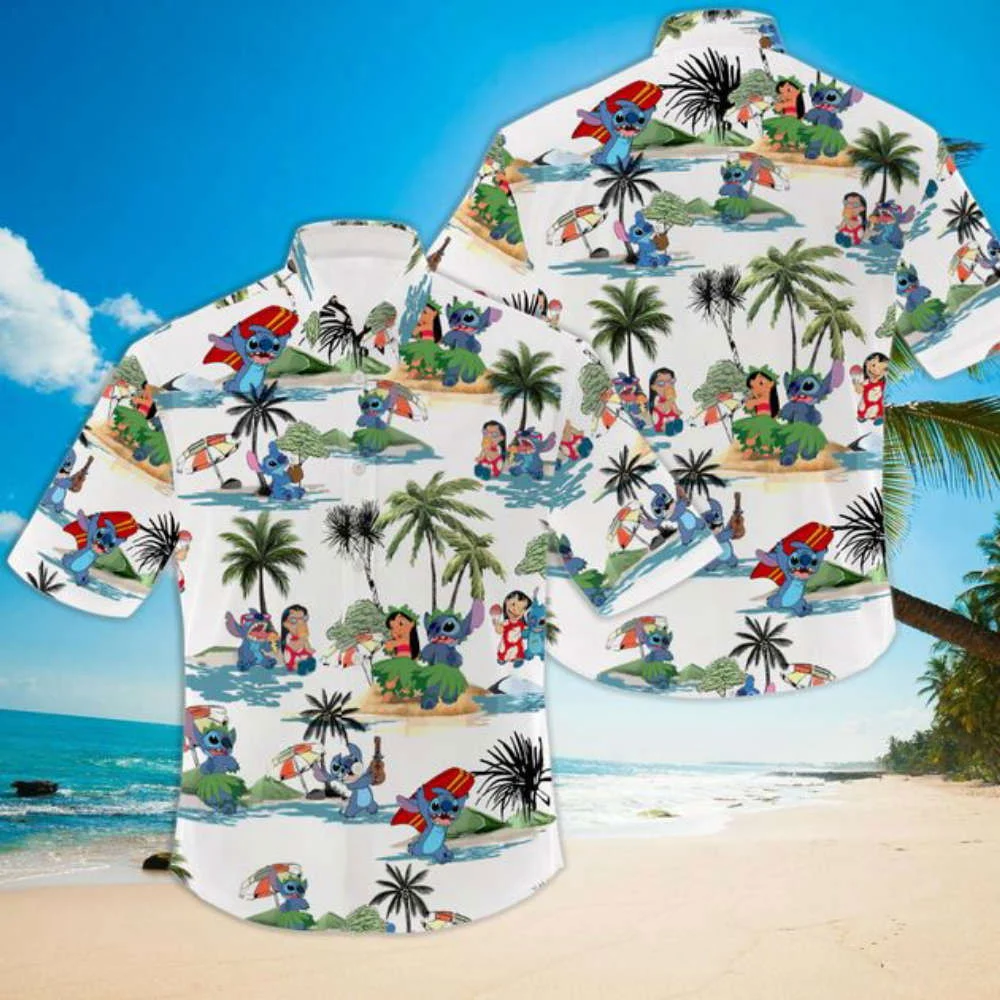 Lilo And Stitch Hawaiian Shirt Summer Holiday Gift 2023 HW0601