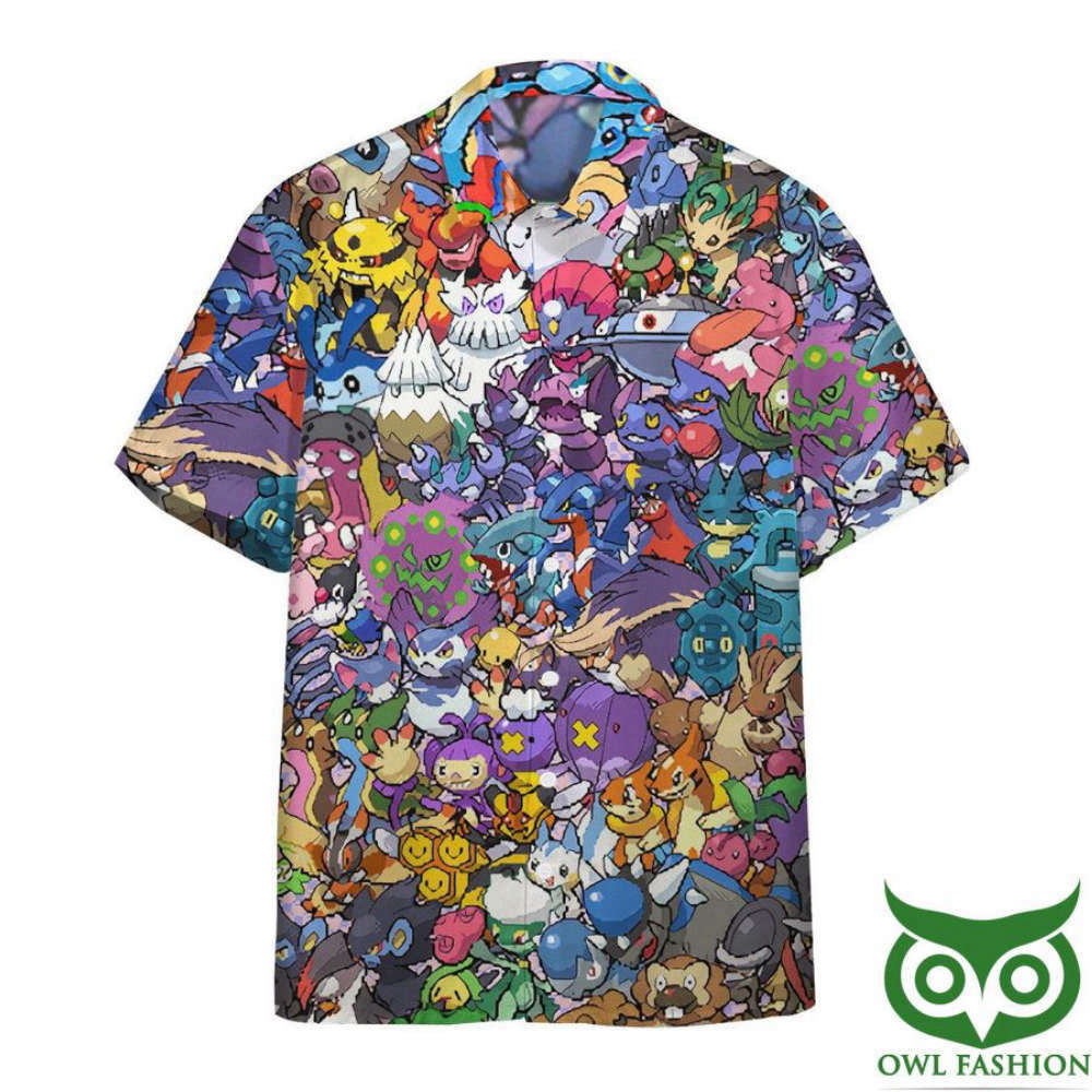 Get Ready for Adventure with Gearhumans 3D Pokemon Hawaiian Shirt! HW0601