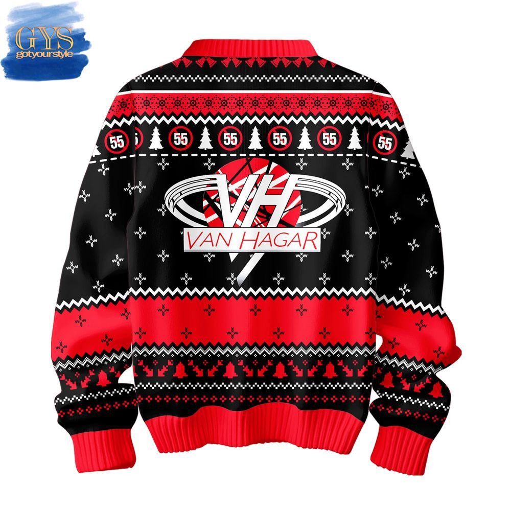 Sammy Hagar Van Hagar Christmas Ugly Sweater , Cozy Soft Unisex Pullover SW0601
