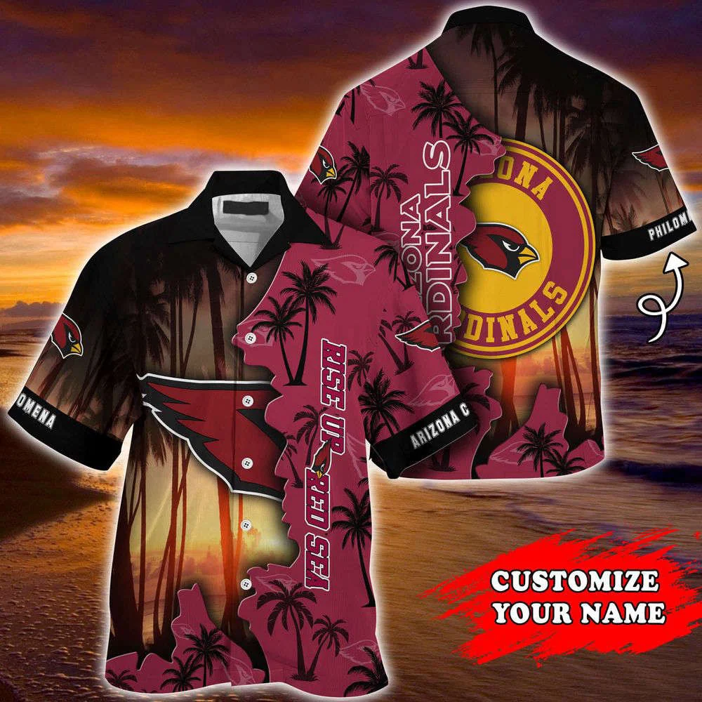 Arizona Cardinals NFL-Customized Summer Hawaii Shirt For Sports Enthusiasts HW0601
