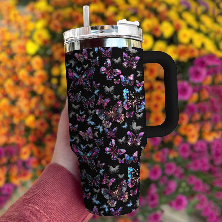 Butterfly Shineful Stanley Tumbler 40oz Mysterious 0501TB40