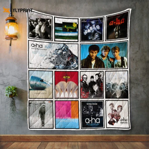 A Ha 2 Quilt Blanket For Fans Home Decor Gift , Soft Quilt, King Size, All Season Cozy Quilt QB0901