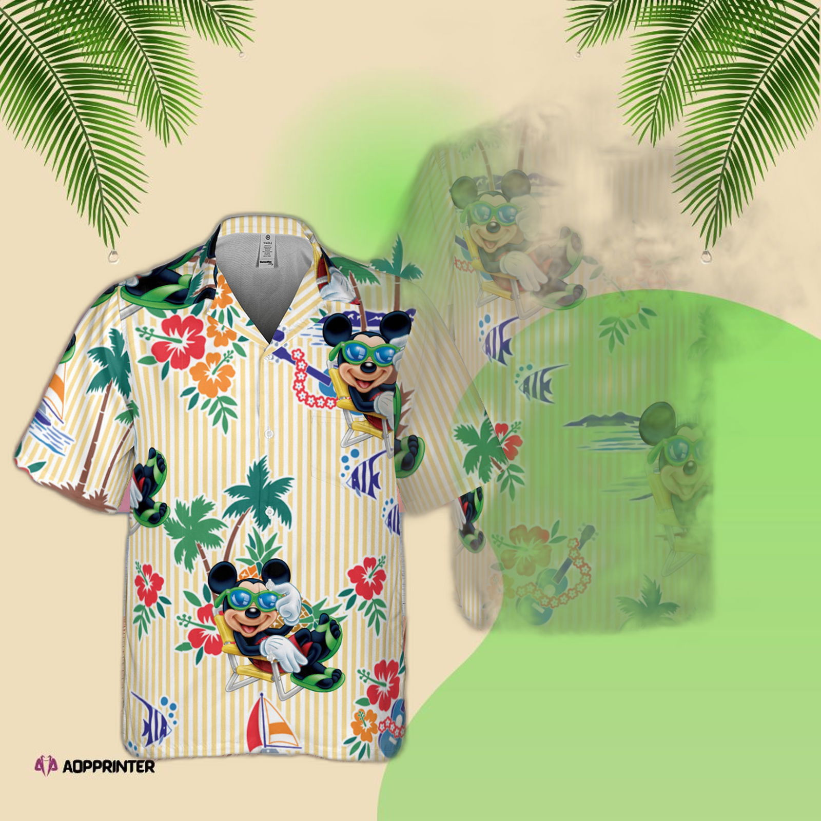 Personalized Funny Hawaiian Mickey Mouse Shirt HW0601