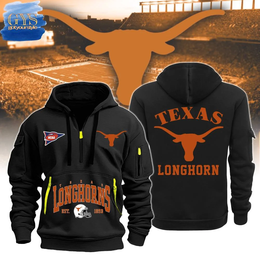 Texas Longhorns Limited Edition Half Zip Hoodie QTZ0601