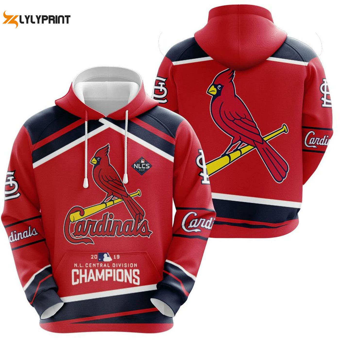 St Louis Cardinals Champions Red Pullover Hoodie AOP Shirt – Unleash Your Team Spirit HZ0501
