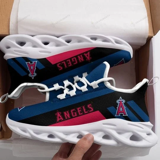 Custom MLB Los Angeles Angels Max Soul Shoes V4 Men Women MS0601