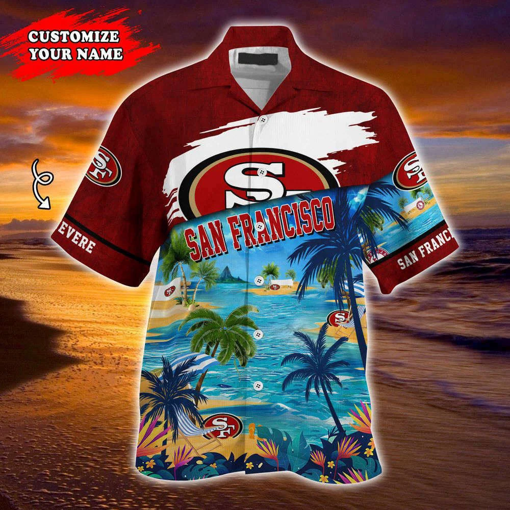 San Francisco 49ers NFL-Customized Summer Hawaii Shirt For Sports Fans HW0601