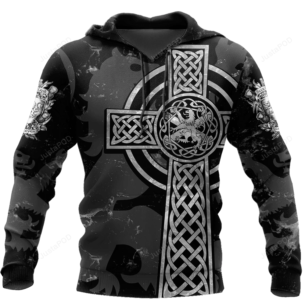Scottish St Andrew Lion 3D All Over Print Hoodie, Zip-up Hoodie HZ0501