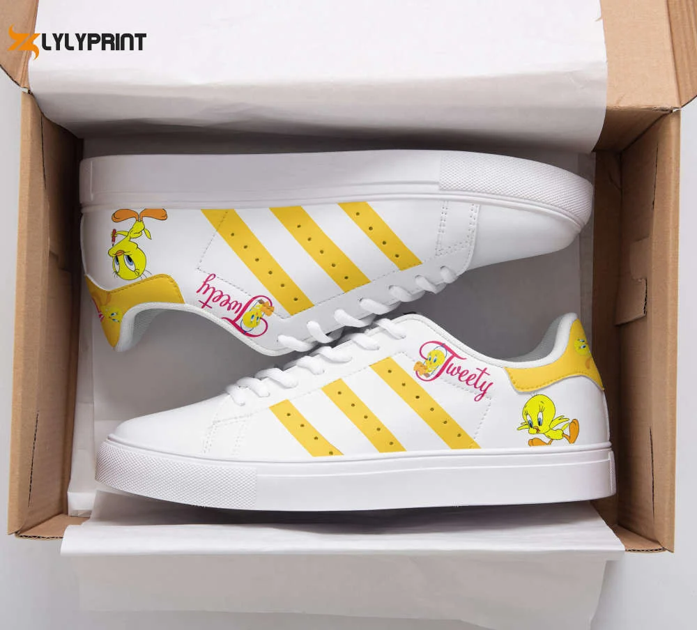 Tweety Skate Shoes For Men Women Fans Gift  ST0801