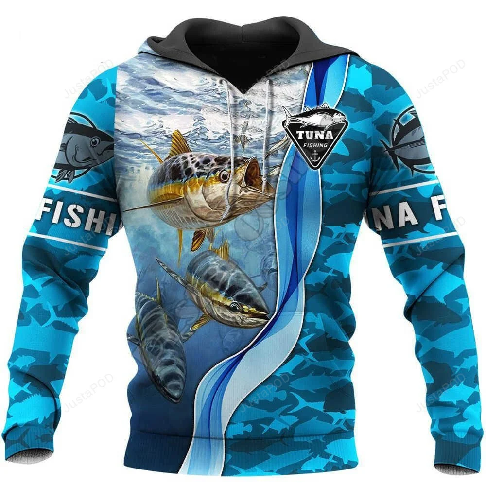 Tuna Fishing 3D All Over Printed Hoodie, Zip- Up Hoodie HZ0501