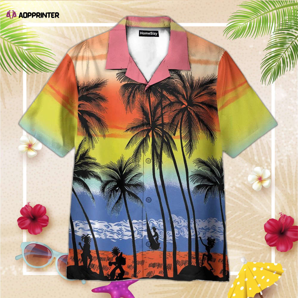 Beach Colorful Hawaiian Shirt, Gift For Men Women HW0601