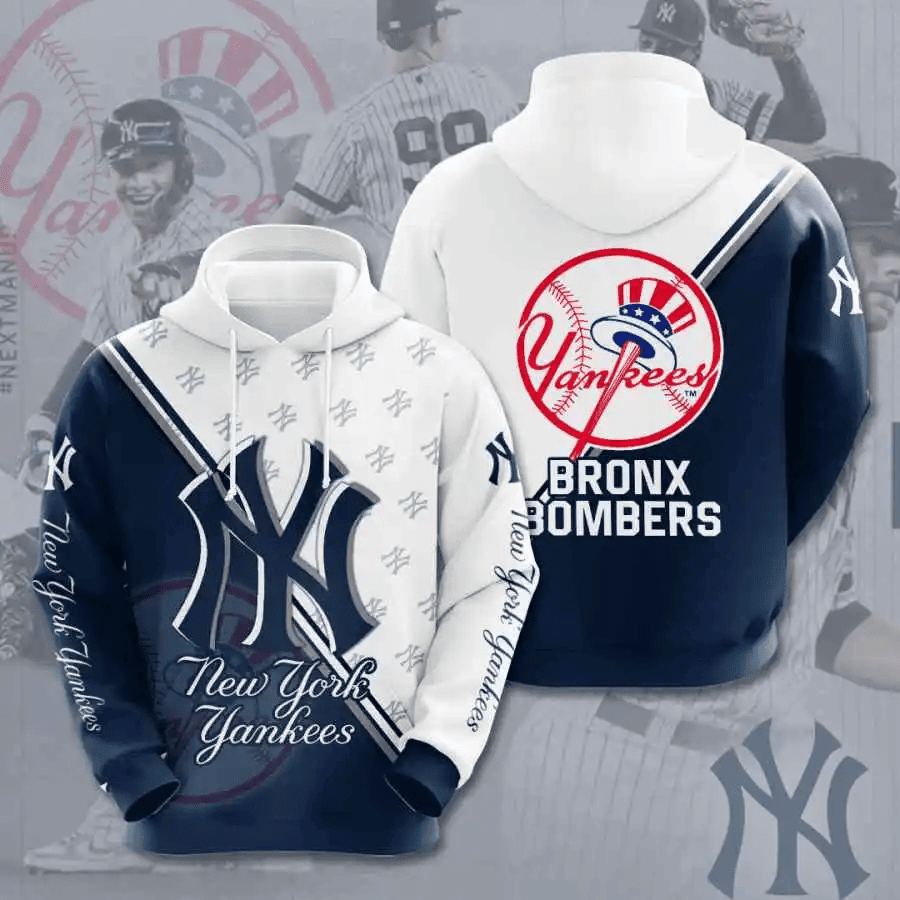 New York Yankees All Over Print Hoodie – Sports Baseball Shirt USA Sport 3D AOP Design HZ0501