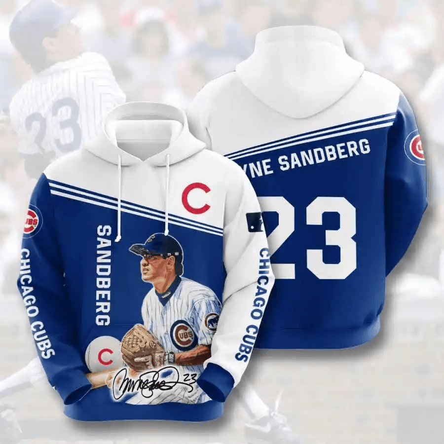 Chicago Cubs Ryne Sandberg Hoodie – Baseball 3D AOP Shirt HZ0501