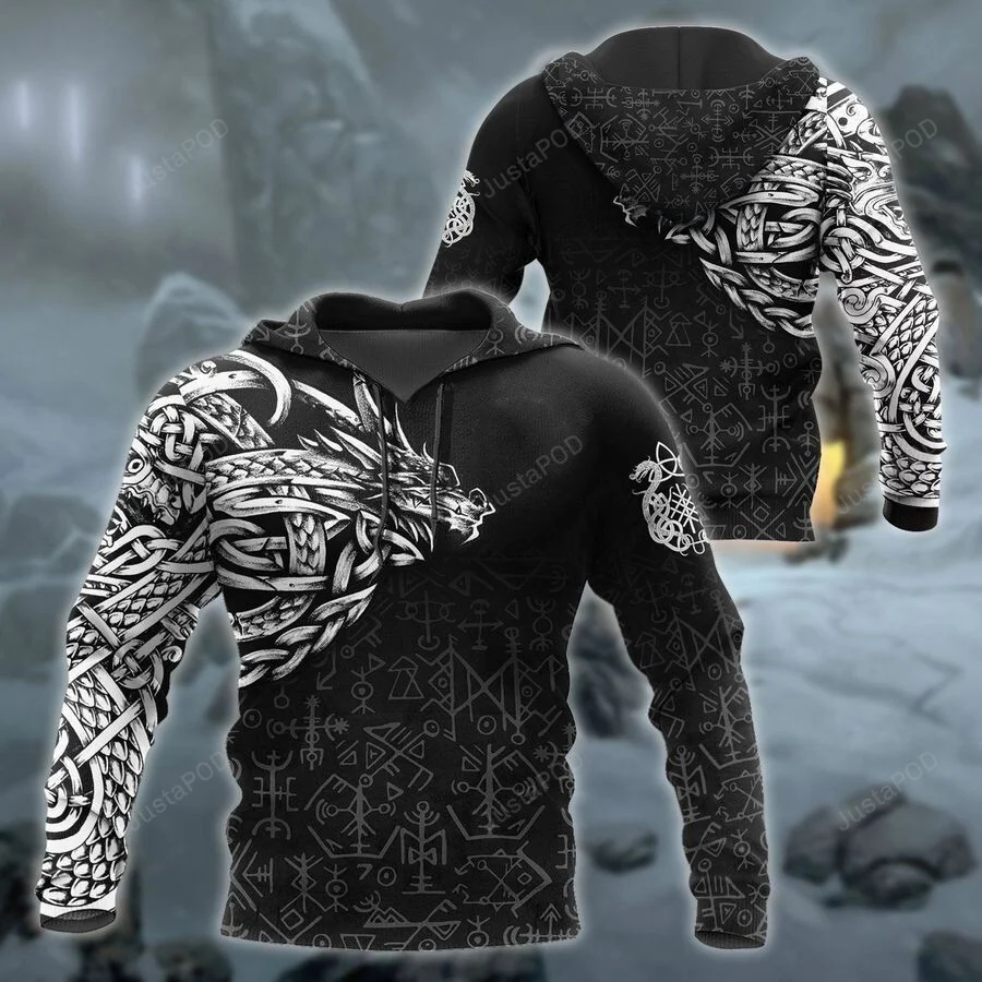 Celtic Dragon 3D All Over Printed Hoodie, Zip- Up Hoodie HZ0501